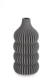 Vaza flori ceramica gri Ilsa 11x20 cm