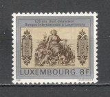 Luxemburg.1981 125 ani dreptul de emitere a Bancii Internationale ML.163