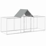 Cumpara ieftin Cotet pentru pasari, 3 x 1 x 1,5 m, otel galvanizat