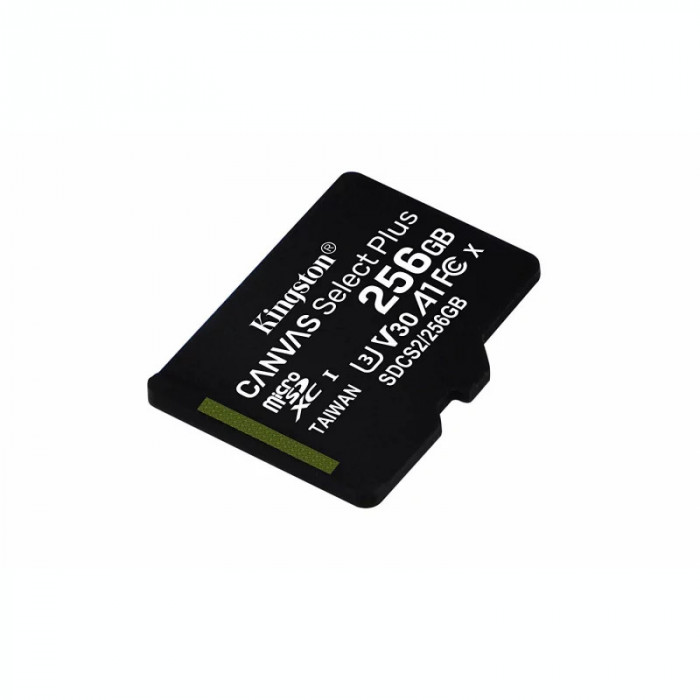 CARD MicroSD KINGSTON 256 GB microSDXC clasa 10 standard UHS-I U3 &amp;quot;SDCS2/256GBSP&amp;quot;