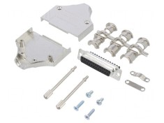 Conector D-Sub 25-Pin Femelă cu Terminal Șurub pe Cablu