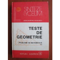 Catalin Petru Nicolescu - Teste de geometrie volumul 2 (1986)