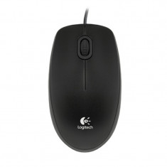 Mouse optic Logitech, USB, 800 dpi, 3 butoane, Negru