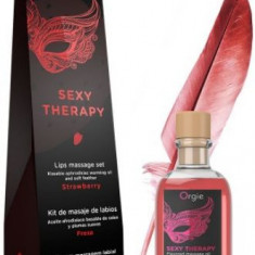 Set Masaj Sexy Terapy Ulei+Pana, Aroma Capsuni, 100 ml