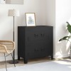 VidaXL Dulap industrial de depozitare, negru, 75x40x80 cm, oțel 145358