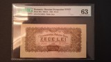 10 Lei - 1944 Comandamentul Armatei Rosii, Ocupatia Rusa. C.A.R. PMG 63 UNC. RR!