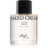 KUNDAL Objet Satin Glow Body Oil ulei de corp hranitor pentru hidratare intensa cu parfum Naked Cream 100 ml