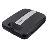 Aparat Grill Metal Negru INOX 1400W &ndash; Design Compact și Funcționalitate Avansată, CMCLASS