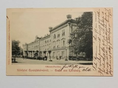 1903 - Alba Iulia, pavilonul ofiterilor (jud. Alba) foto