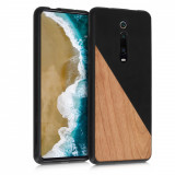 Husa pentru Xiaomi MI 9T / Mi 9T Pro / Redmi K20, Lemn, Maro, 51678.01, Negru, Carcasa