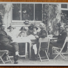 Fotografie , 1 Mai la restaurantul Flora , Bucuresti , 1922 , protip. Capitalei