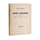 Ilarie Voronca, Petre Schlemihl, 1932, cu dedicația autorului