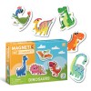Set magneti cu dinozauri, 15 piese educative pentru copii 3+, Dodo