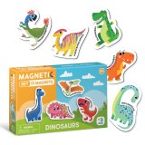 Set magneti cu dinozauri, 15 piese educative pentru copii 3+