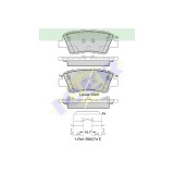 Set Placute frana punte Spate, Hyundai Accent 4 Sedan, 08.20, Hyundai I20 202020; I10, 202020; I30, 202016; I40, 202019; Ioniq, Nexo, Solaris, Tucson