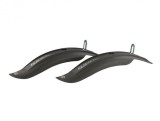 Set 2 aparatori noroi pentru biciclete, roti 12&quot;, culoare titan Cod:AWR2180B
