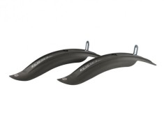 Set 2 aparatori noroi pentru biciclete, roti 12&quot;, culoare titan Cod:AWR2180B