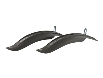 Set 2 aparatori noroi pentru biciclete, roti 12&amp;quot;, culoare titan Cod:AWR2180B foto