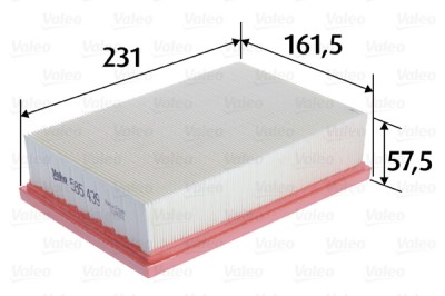 VALEO 585439 Filtru aer foto