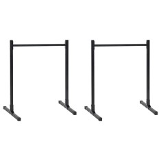 Stații de diptungi Manual 2 pcs Negru 109 x 90 x 105 cm foto