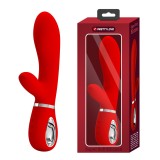 Pretty Love Thomas Red Vibrator Cu 7 Funcții Acoperit Silicon, Orion