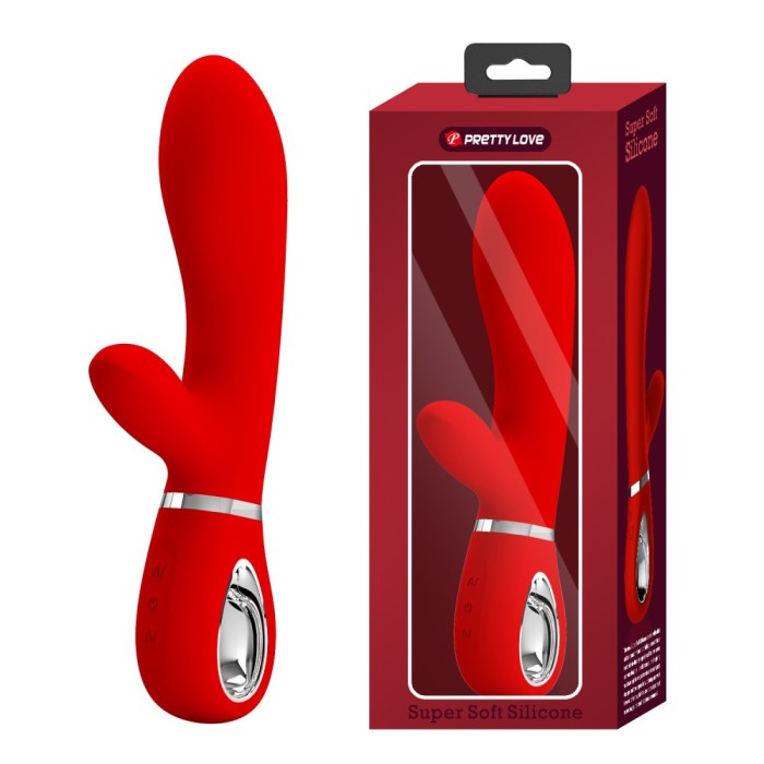Pretty Love Thomas Red Vibrator Cu 7 Funcții Acoperit Silicon
