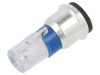 Lampă LED albastră 24-28VDC 3mm 1 diodă
