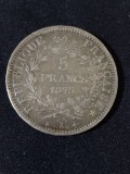 Franța 1875 A - 5 Franci - Monedă de argint #8, Europa