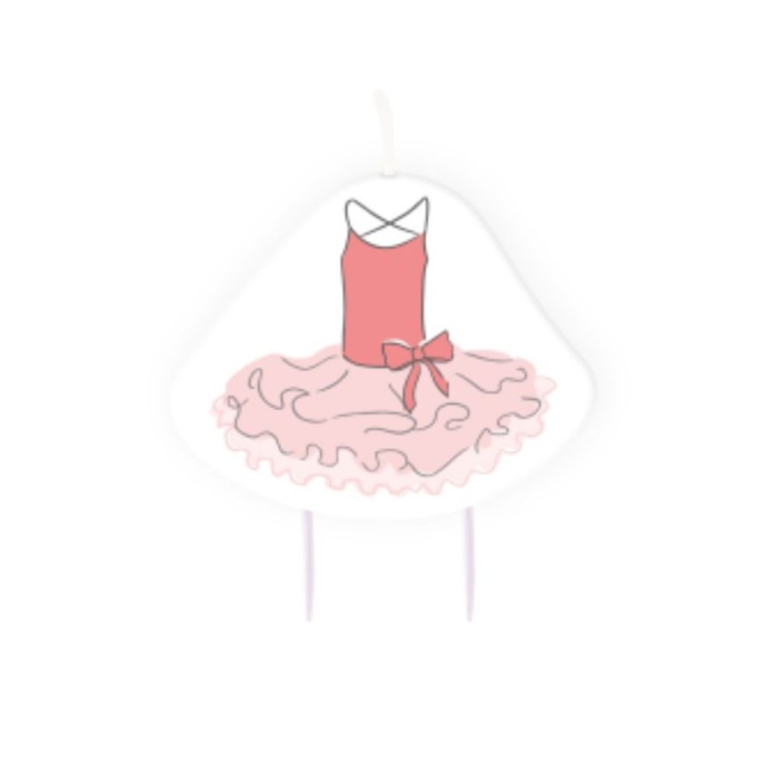 Lumanare pentru tort balerina
