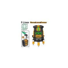 Nivela cu laser verde rotativa 360&deg; - Ingco HLL305205