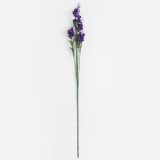 Ramură artificială de lavandă cu 5 flori mov &icirc;nchis, 70 cm, CMCLASS