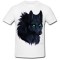Tricou &quot; Wolf green eyes &quot;