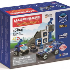 Set de constructie magnetic - Amazing Police, 50 piese | Magformers