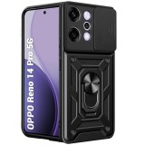 Husa Oppo Reno14 Pro protectie camera Asteroid GSM CamShield Series, negru