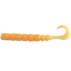 Grub Mustad Finesse Micro Orange Luminous, 6.4cm, 12buc/pac foto