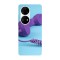 Husa compatibila cu Huawei P50 model Purple retro phone, Silicon, TPU, Viceversa