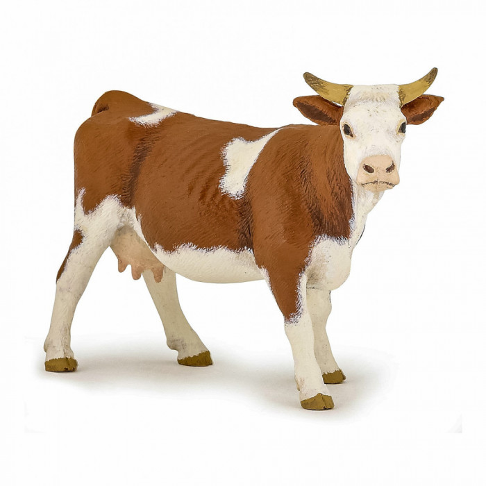 PAPO FIGURINA VACA SIMMENTAL