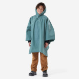 Pelerină ploaie tip Poncho 50 Drumeție la munte 10L Copii 126-156 cm