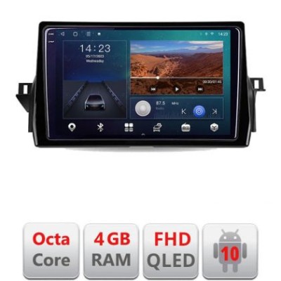 Navigatie Toyota Camry 2021- B-camry2021 Android Ecran QLED octa core 4+64 carplay android auto kit-camry2021+EDT-E310V3 CarStore Technology foto