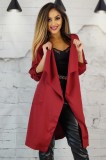 P423-81 Cardigan midi cu buzunare