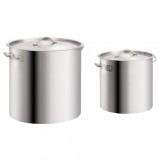 Cumpara ieftin Set oale de supă, 2 piese, 71/36 L, oțel inoxidabil