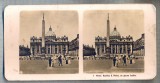 W104 FOTO CABINET- 3 D - ROMA: BASILICA S. PIETRO, UN GIORNO FESTIVO - AGITATIE