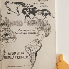 M. Geanana Geografia solurilor Cu notiuni de pedologie generala materia solida