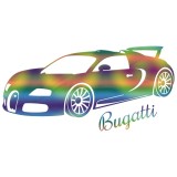 Cumpara ieftin Sticker Auto , zBugatti 2, , Autocolant Elegant pentru Pasionatii de Bugatti
