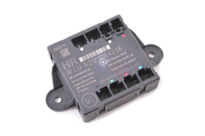 Modul de control ușă dreapta spate MERCEDES-BENZ C T-Model S204 2011 OEM: A2129004206,A2128209026,A2129020003 12045029
