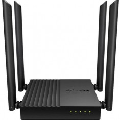 Router Wireless TP-Link Archer C64, Gigabit, Dual Band, 1200 Mbps, 4 Antene Externe (Negru)
