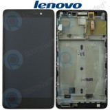 Capacul frontal al modulului de afișare Lenovo S860 + LCD + digitizer negru