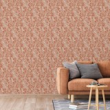 DUTCH WALLCOVERINGS Tapet &bdquo;Mae&rdquo;, portocaliu și bej