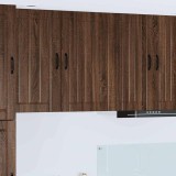 vidaXL Dulap suspendat de bucătărie Stejar &icirc;nchis 50 x 31 x 80 cm 885042