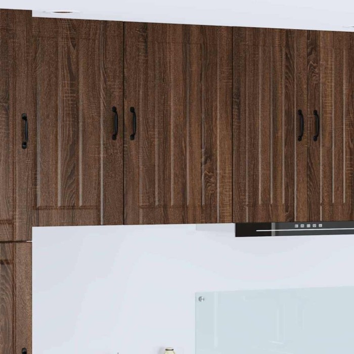 vidaXL Dulap suspendat de bucătărie Stejar &icirc;nchis 50 x 31 x 80 cm 885042